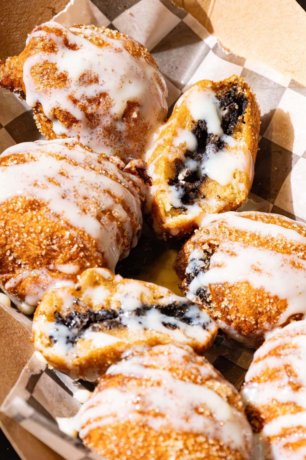 Fried Oreo’s bañadas en La Lechera