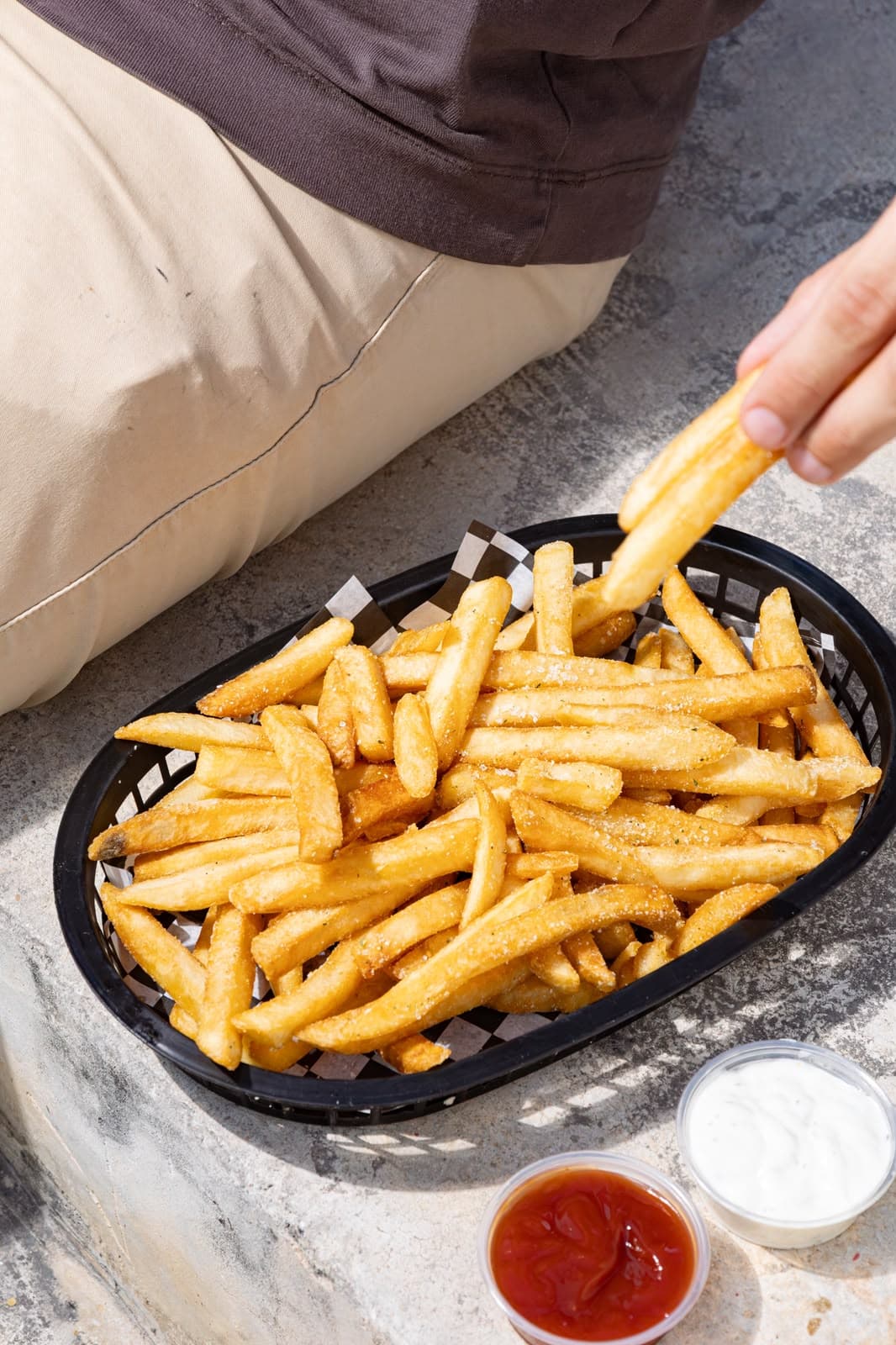 Orden de papas a la francesa Chunky